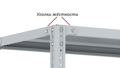 Стеллаж металлический Титан МС-750 2500x700x600/8
